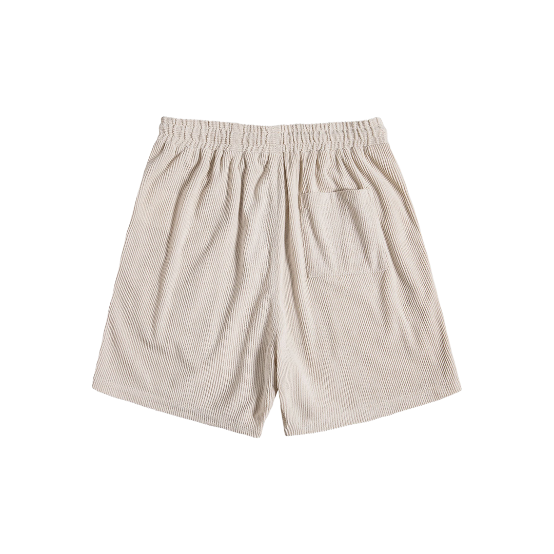 Short-Sleeved Corduroy Button Up Shirt & Shorts